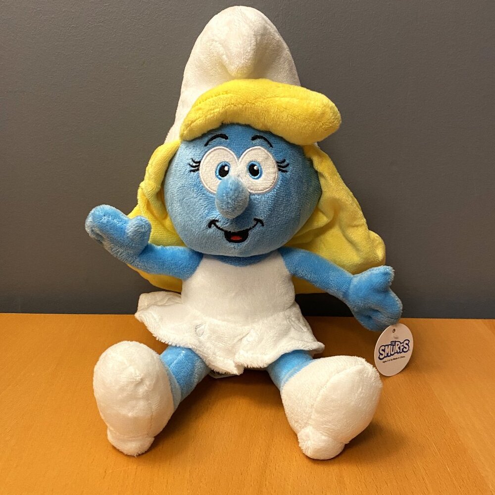 The Smurfs Smurfette Girl Smurf Plush Toy 12"